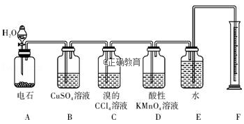 实验室制乙炔的化学方程式是