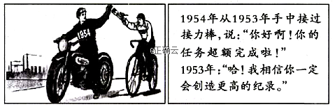 观察漫画《敬祝进步》,它主要反映了( )a.经济建设中的"浮夸风"b.