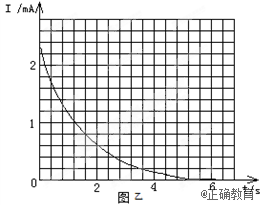 在用传感器观察电容器的充电和放电实验中,电