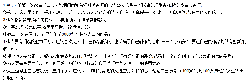 " 有一天,一个人拿份歌谱来请庄奴填词.庄奴问是谁唱,长什么模样?